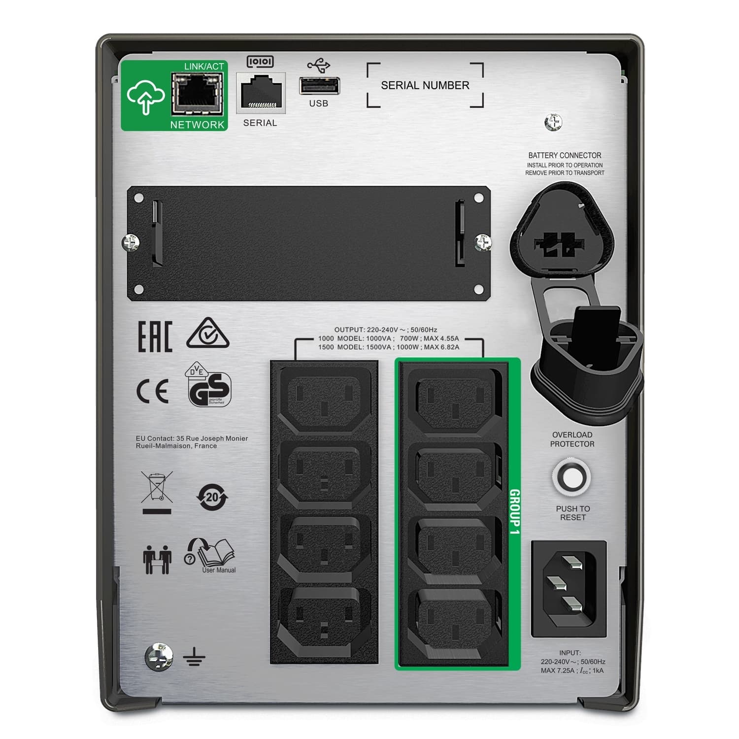 APC Smart-UPS 1500VA LCD 230V with SmartConnect