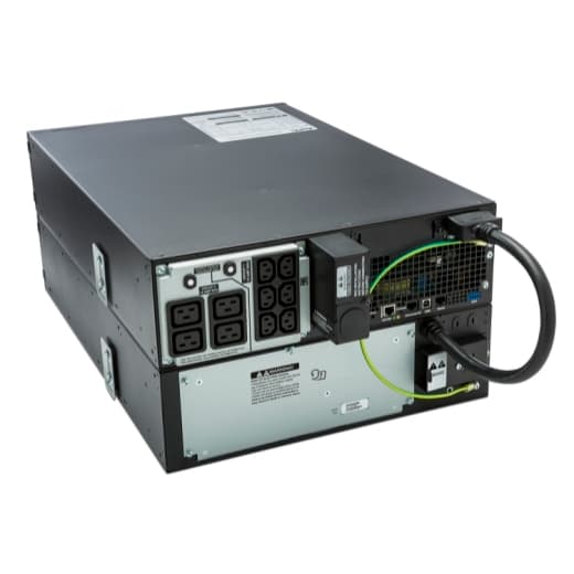 APC Rackmount Smart-UPS On-Line, 4500W/5000VA, Input 230V/Output 230V, Interface Port Contact Closure, RJ-45 10/100 Base-T, RJ-45 Serial, Smart-Slot, USB, Extended runtime model.
