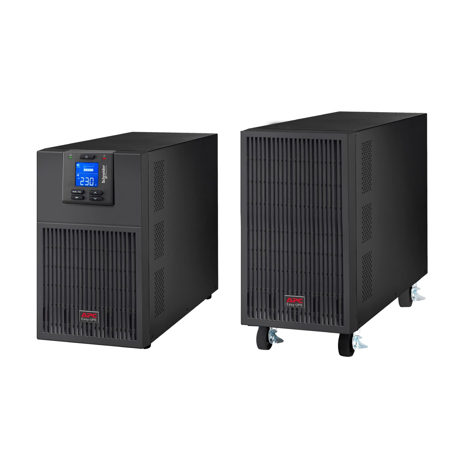 APC Easy UPS On-Line, 10KVA/10KW, Tower, 230V, Hard wire 3-wire(1P+N+E) outlet, Intelligent Card Slot, LCD, Extended Runtime
