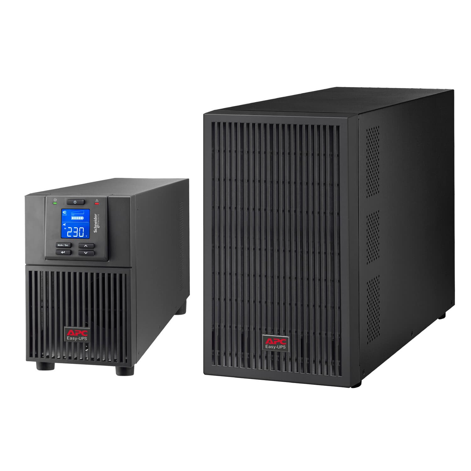 APC Easy UPS On-Line, 3000VA/2700W, Tower, 230V, 6x IEC C13 + 1x IEC C19 outlets, Intelligent Card Slot, LCD, Extended runtime