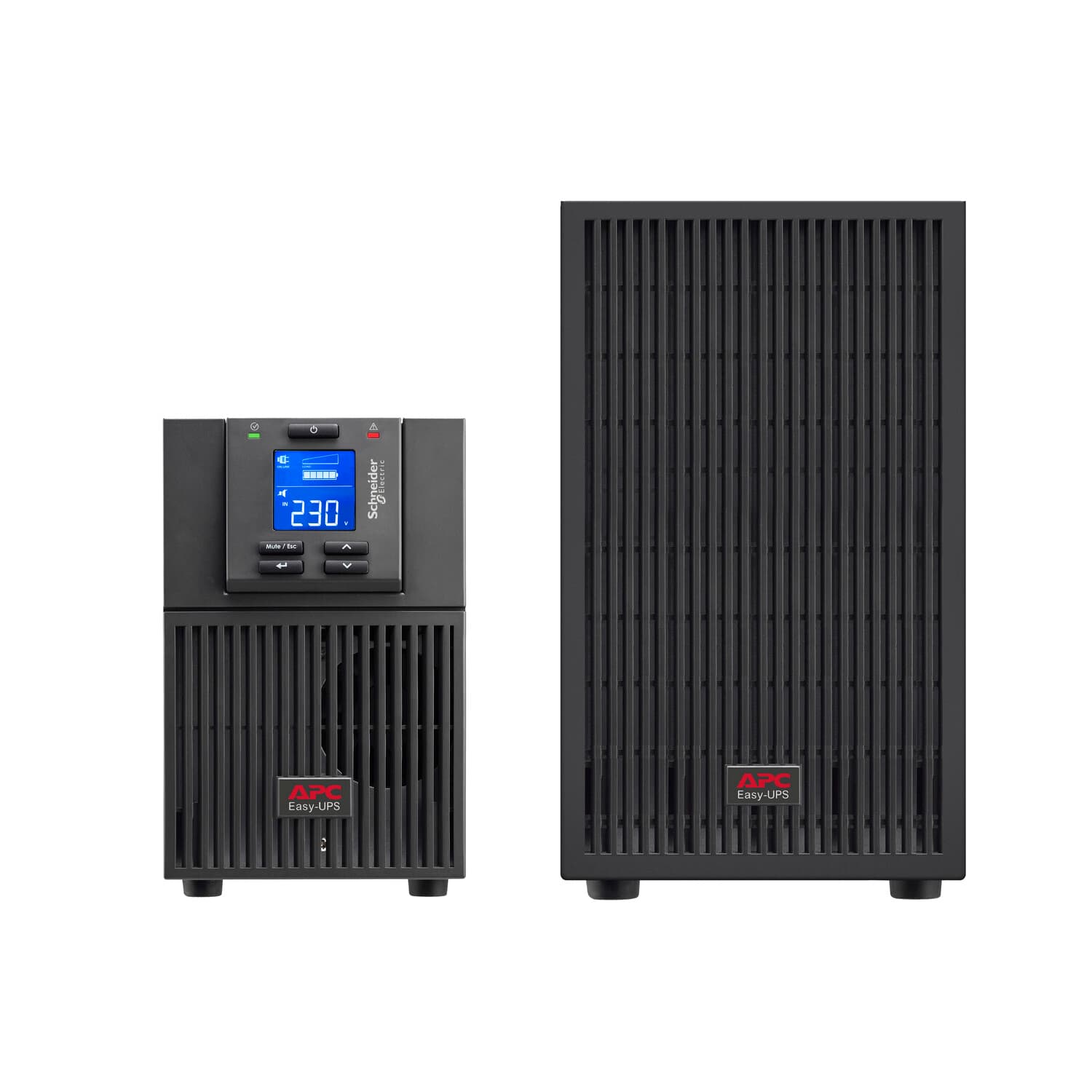APC Easy UPS On-Line, 3000VA/2700W, Tower, 230V, 6x IEC C13 + 1x IEC C19 outlets, Intelligent Card Slot, LCD, Extended runtime
